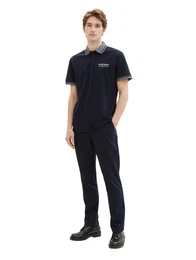 Poloshirt mit Logo-Schriftzug auf der Brust