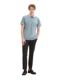 Poloshirt mit Logo-Schriftzug auf der Brust