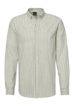 John Devin Langarmhemd Regular Fit mit Button-down-Kragen Khaki/Türkis/Grün