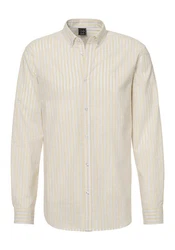 John Devin Langarmhemd Regular Fit mit Button-down-Kragen Beige/Weiß/Creme/Khaki/Rot/Gelb