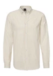 John Devin Langarmhemd Regular Fit mit Button-down-Kragen Beige/Weiß/Creme/Khaki/Rot/Gelb