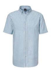 John Devin Kurzarmhemd Regular Fit Button-down-Kragen 