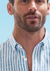 John Devin Kurzarmhemd Regular Fit Button-down-Kragen 
