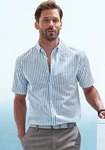 John Devin Kurzarmhemd Regular Fit Button-down-Kragen 