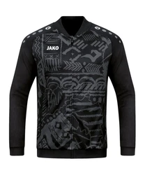 Jako Sweatjacke Tropicana Einlaufjacke Schwarz/Gelb