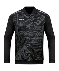 Jako Sweatjacke Tropicana Einlaufjacke Schwarz/Gelb