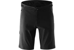 Gonso Fahrradhose Zipp-Off Hose Degno Schwarz/Grau