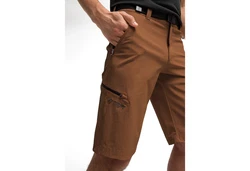 Maier Sports Funktionsshorts Bermuda Nil Braun/Rot