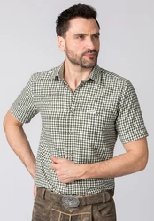 Stockerpoint Trachtenhemd Renko3 Grün/Dunkelgrün/Khaki