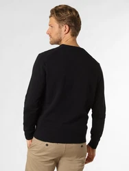Andrew James Strickpullover Schwarz/Dunkelblau