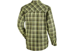 Maier Sports Funktionshemd Claas Herren Hemd Dunkelgrün/Neonfarben/Gelb/Grün