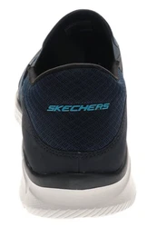 Skechers Equalizer Slip-On Sneaker Dunkelblau/Blau/Hellblau
