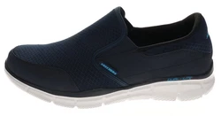 Skechers Equalizer Slip-On Sneaker Dunkelblau/Blau/Hellblau
