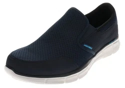 Skechers Equalizer Slip-On Sneaker Dunkelblau/Blau/Hellblau