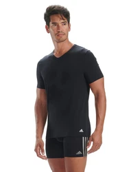 adidas Sportswear T-Shirt Active Flex Cotton Schwarz/Grau/Blau