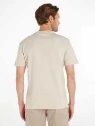 Calvin Klein T-Shirt Micro Logo Khaki/Beige