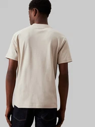 Calvin Klein T-Shirt Micro Logo Khaki/Beige
