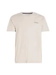 Calvin Klein T-Shirt Micro Logo Khaki/Beige