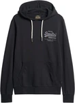 Superdry Kapuzensweatshirt Classic VL Heritage Chest Hood Schwarz