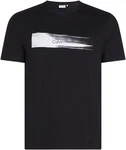 Calvin Klein T-Shirt BRUSH LOGO T-SHIRT Schwarz/Dunkelblau