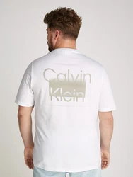 Calvin Klein Big&Tall T-Shirt BT_ENLARGED BACK LOGO grün