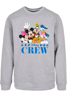 ABSOLUTE CULT Rundhalspullover Mickey Mouse - Disney Friends Crewneck (1-tlg) Grau/Hellgrau/Silber