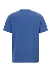 HUGO T-Shirt mit BOSS Kontraststreifen Blau/Hellblau/Grau
