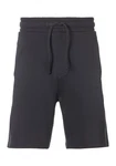 HUGO Sweatshorts Dunkelgrau/Dunkelblau