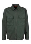 BOSS ORANGE Cargojacke Lovel-zip_12 Dunkelgrün/Grün