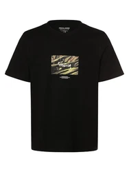 Jack & Jones T-Shirt JORLAFAYETTE PHOTO TEE SS CREW NECK Dunkelgrün/Schwarz/Grau/Dunkelblau
