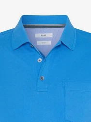 Brax Poloshirt Style Pete U (24-4818) Blau/Türkis/Pastell/Hellblau