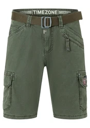 TIMEZONE Cargoshorts Regular Mid Waist Pants (7311) Grün