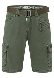 TIMEZONE Cargoshorts Regular Mid Waist Pants (7311) Grün