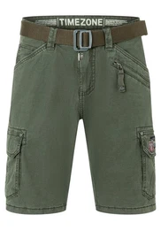 Cargoshorts Shorts Kurze Cargo Hose Regular Mid Waist Pants 7311 in Grn