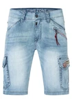 Timezone Cargoshorts Shorts Kurze Denim Mid Waist Jeansshorts (7313) Hellblau (7313)