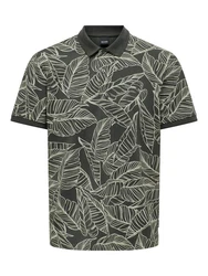 ONLY & SONS Poloshirt Polokragen Hemd (7492) dunkelgrn/wei