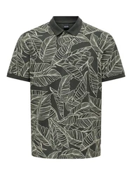 ONLY & SONS Poloshirt Polokragen Hemd (7492) dunkelgrn/wei