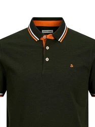 Jack & Jones Poloshirt JJEPAULOS POLO SS NOOS Olive (3613)