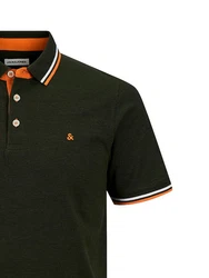 Jack & Jones Poloshirt JJEPAULOS POLO SS NOOS Olive (3613)