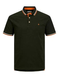 Jack & Jones Poloshirt JJEPAULOS POLO SS NOOS Olive (3613) Jack & Jones Poloshirt JJEPAULOS POLO SS NOOS Olive (3613)