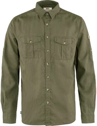 Fjällräven Langarmhemd vik Travel Shirt LS Dunkelgrün/Khaki/Grün