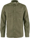 Fjällräven Langarmhemd vik Travel Shirt LS Dunkelgrün/Khaki/Grün