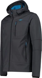 CMP Funktionsjacke MAN JACKET ZIP HOOD ANTRACITE-REEF