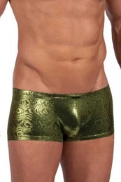 Retro Pants M2389 Micro Pants Herrenunterhose grn-schwarz XL