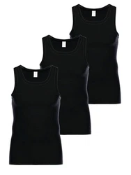Ammann Achselhemd Athletic Shirt Day Modern Schwarz