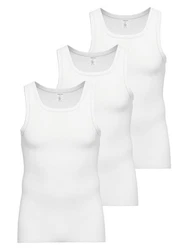 Ammann Achselhemd Athletic Shirt Day Modern Weiß/Creme