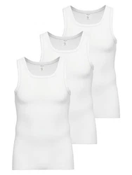 Ammann Achselhemd Athletic Shirt Day Modern Weiß/Creme