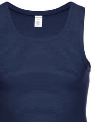 Ammann Achselhemd Athletic Shirt Day Modern Dunkelblau/Blau