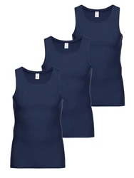 Ammann Achselhemd Athletic Shirt Day Modern Dunkelblau/Blau