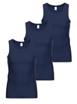 Ammann Achselhemd Athletic Shirt Day Modern Dunkelblau/Blau
